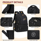 Laptop Backpack for Women Men 17 Inch , Anti Theft Carry on Travel Backpacks, Water Resistant College Bookbag Large Kids School Bag for Teens Boys Girls Business Work Back Pack Casual Daypack Black
