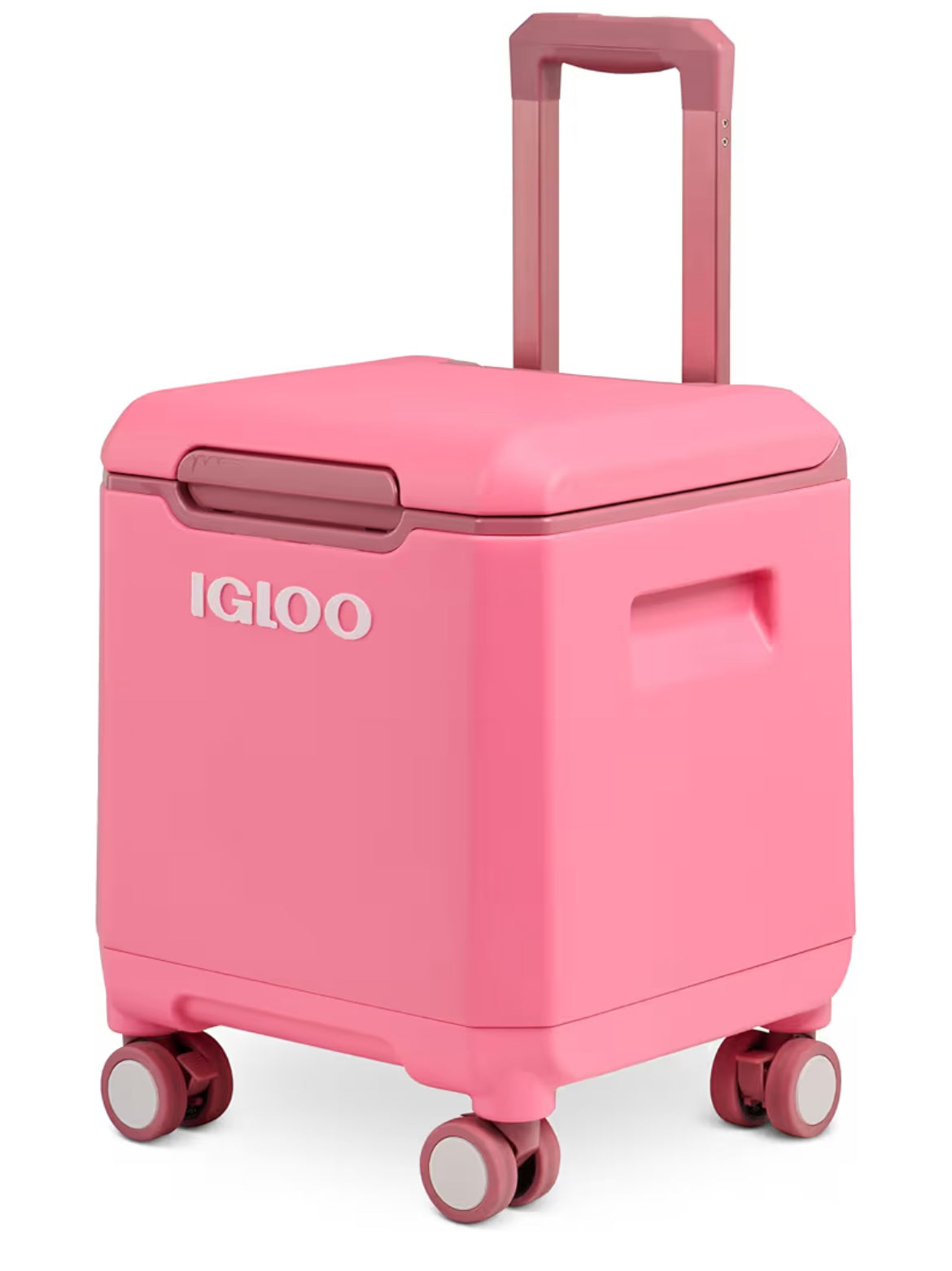Igloo Tag Along 360 Spinner Cooler | 20 Quart Rolling Ice Chest - (Pink)