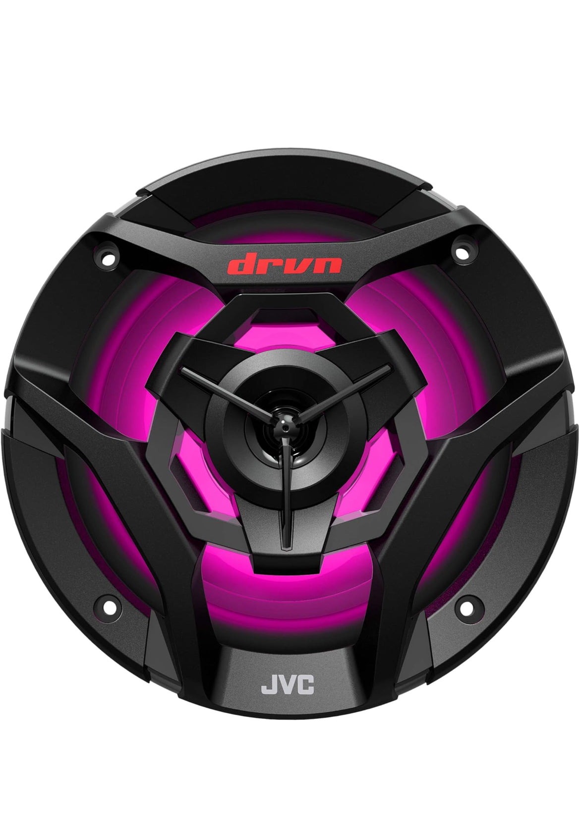 JVC CS-DR621MWL 6.5 Duim Motor & Mariene, Motorsport, Klankstelsel Stereo 2-rigting Luidsprekers met Koel Ingeboude RGB LED-ligte, Weerbestand IPX5, 260 Watt, UV-beskermde Roosters Ingesluit - Wit