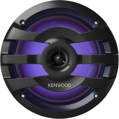 Kenwood KFC-1673MRBL 6-3/4" Marine/Motorvoertuigluidsprekers Swart met RGB
