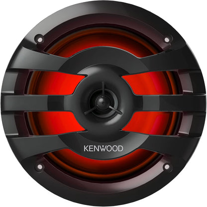 Kenwood KFC-1673MRBL 6-3/4" Marine/Motorvoertuigluidsprekers Swart met RGB