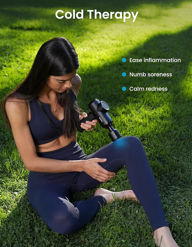 Active Thermacool 2 Massage Gun w/ Heat and Cold Percussion Deep Tissue Handheld Neck Massager