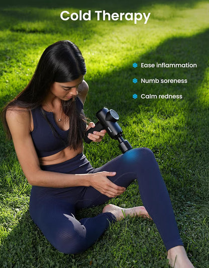 Active Thermacool 2 Massage Gun w/ Heat and Cold Percussion Deep Tissue Handheld Neck Massager