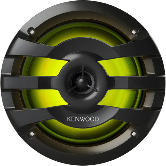 Kenwood KFC-1673MRBL 6-3/4" Marine/Motorvoertuigluidsprekers Swart met RGB