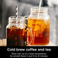 Ninja Hot and Cold Brewed System, Tea & Coffee Maker, with Auto-iQ 50 oz Thermal Carafe (Black) CP307