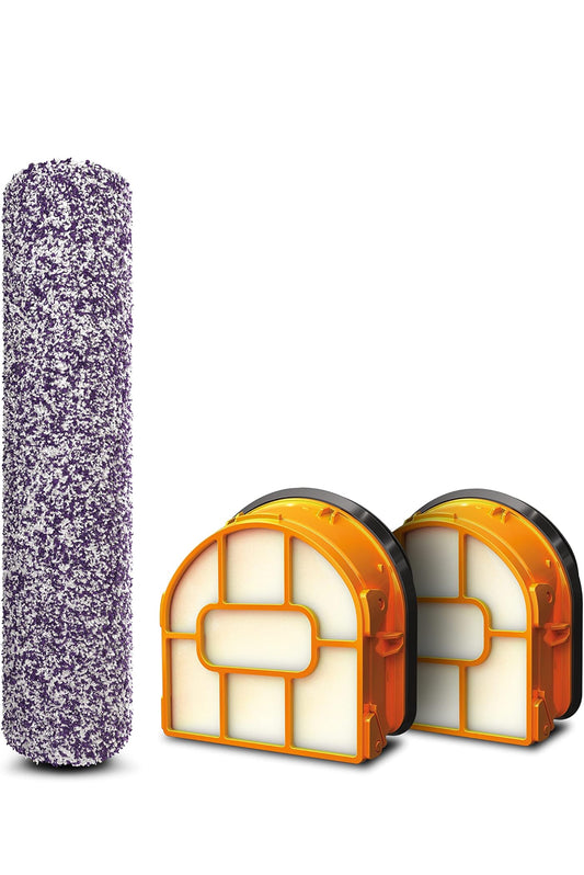 Shark HydroVac Antimicrobial Brushroll* & 2-Pack Filter Bundle - Purple/White
