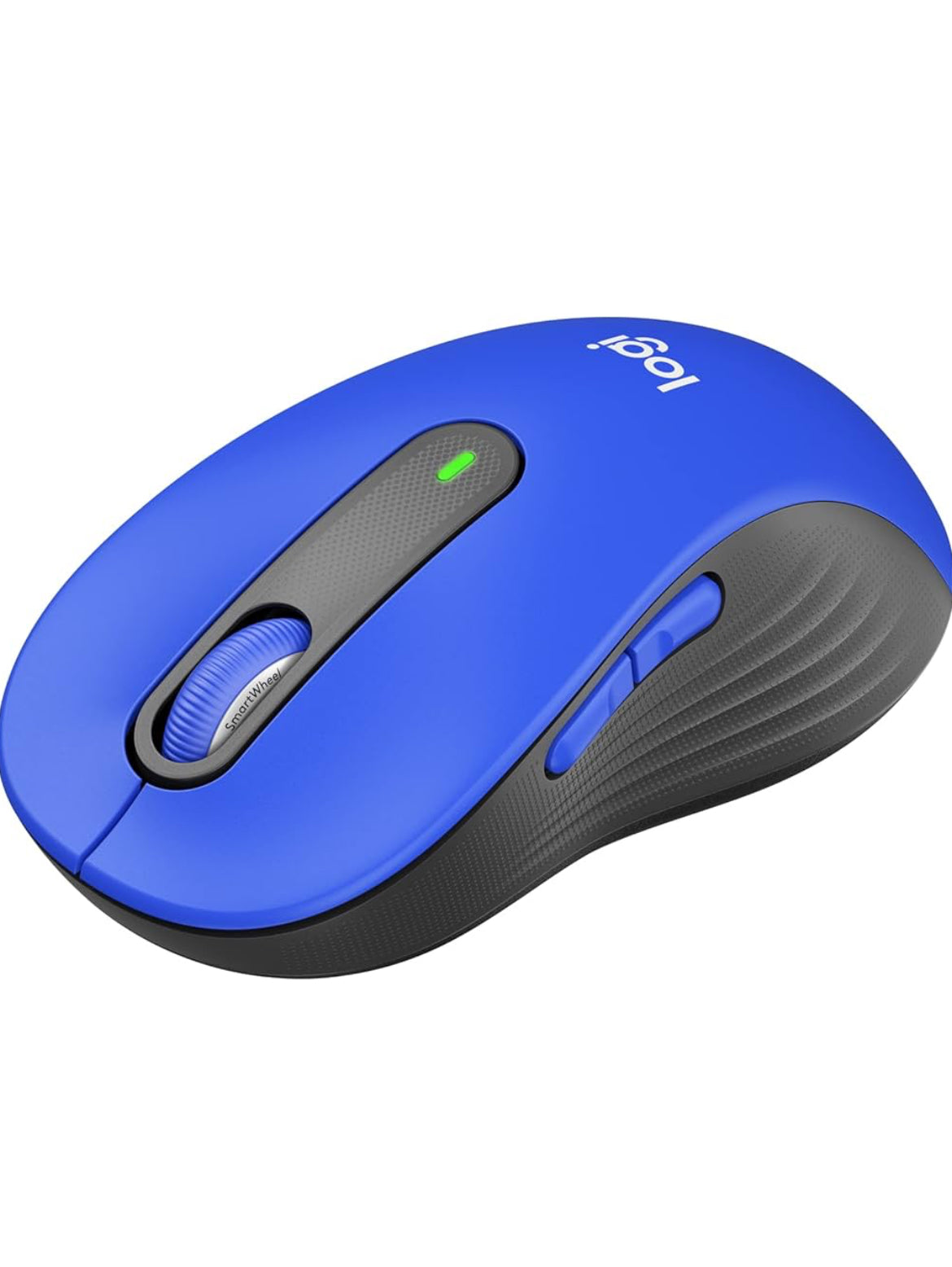 Logitech Draadlose Muis Signature M650 L Volgrootte - Groot Hande, Stil Klieke, Aanpasbare Knoppies, Bluetooth, PC/Mac/Chromebook - Klassieke Blou, Regshandig, Groot