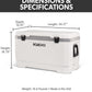 Igloo 100 QT Latitude Marine Ultra White Cooler
