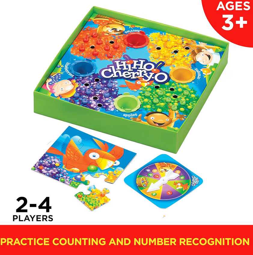 Hasbro Gaming Hi Ho Cherry-O Board Game - 2 to 4 Players Kids Ages 3 and Up