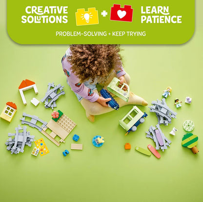 LEGO DUPLO Town Interaktiewe Avontuurtreinstel - Bou / Leer Treinspeelstel met Liggies en Klanke