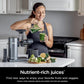 Ninja NeverClog Cold Press Juicer, Powerful Slow Juicer with Total Pulp Control, Countertop, Electric, 2 Pulp Functions - Charcoal (JC151)