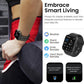 S4 One Smart Watch 1.78" Ultra-Clear Screen Call/Answer Fitness Tracker, Sleep Monitor IP68 Waterproof for iOS 11.0+ Android 9.0+ (Black)