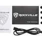 Rockville (2) DPM8B Dual Powered 8" 600w Active Recording Studio Monitors+Pads