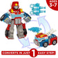 Transformers Playskool Heroes Rescue Bots Energize Heatwave The Fire Bot Converting Toy Robot Action Figure, Toys For Kids Ages 3 And Up