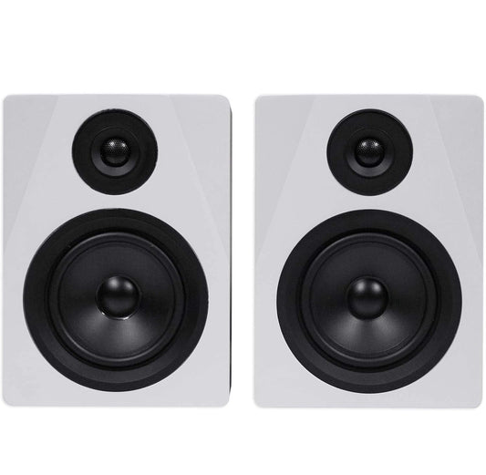 Rockville Paar APM5W 5.25" 2-rigting 250W Aangedrewe USB Studio Monitors+Stande+Kussings