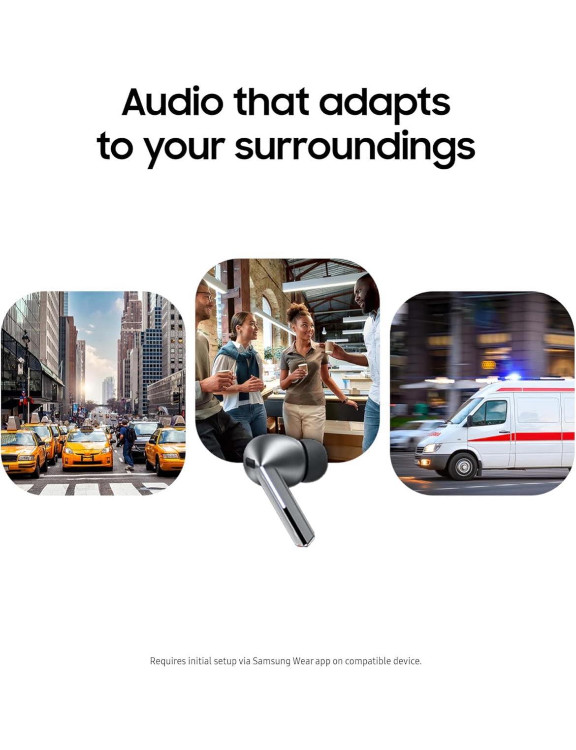 Écouteurs Bluetooth sans fil Samsung Galaxy Buds 3 Pro AI True Wireless, annulation du bruit, optimisation du son, ajustement confortable repensé, argent [version US, exclusivité Amazon, garantie 2 ans]
Choix d'Amazon