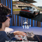 TOZO VIZO V1 AR Glasses with Ultra-Bright Display, Built-in Stereo Speakers, Adjustable Myopia Correction (0–500°), 118" Virtual Mega Screen, 2D/3D Mode Switching Compatible for iPhone/Mac/PC