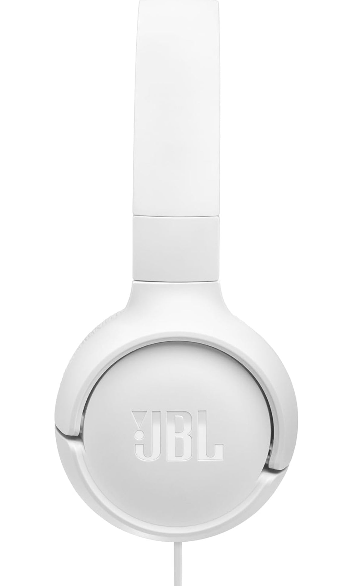 JBL Tune 520C - USB-C Wired on-Ear Headphones with Hi-Res Audio Support, Pure Bass Sound, Comfort fit, USB-C connectivity, 3-Button Remote with Microphone and EQ presets Control (White)