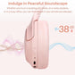 Hybrid Active Noise Cancelling Headphones, Wireless Over Ear Bluetooth, 40H Playtime, Hi-Res Audio Custom EQ, Comfort Fit Ear Cups (Pink)
