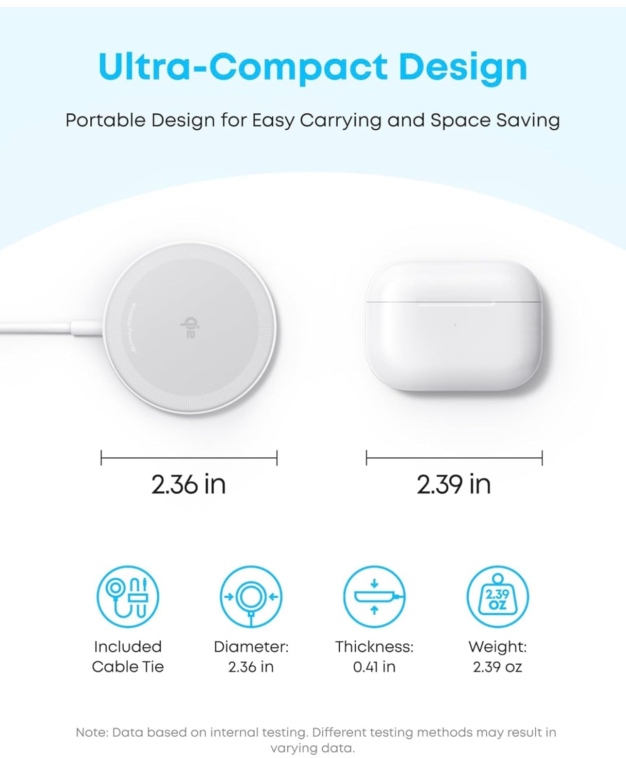 Anker Zolo Magnetic Wireless Charger, 2-Pack Qi2 Certified 15W  (Adapter Not Included)