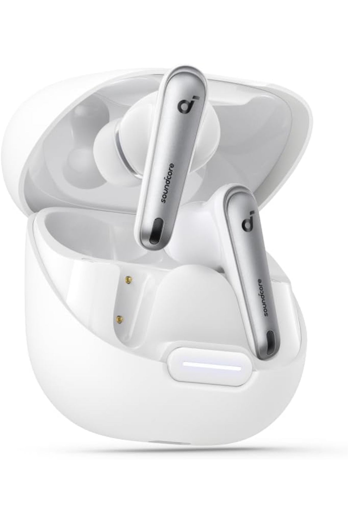 Soundcore by Anker Liberty 4 NC Noise Cancelling Earbuds, 98.5% Noise Reduction, Adaptive Noise Cancelling to Ears and Environment, Hi-Res Sound, 50H Battery, Wireless Charging, Bluetooth 5.3