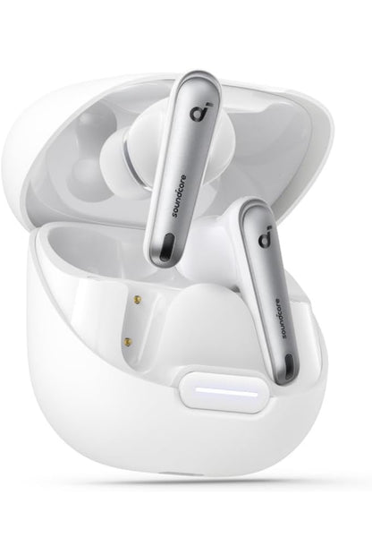 Soundcore by Anker Liberty 4 NC Noise Cancelling Earbuds, 98.5% Noise Reduction, Adaptive Noise Cancelling to Ears and Environment, Hi-Res Sound, 50H Battery, Wireless Charging, Bluetooth 5.3
