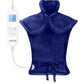 Back Heating Pad for Back Pain Relief - Neck and Shoulder Heat Pad, Auto Shut Off - (Dark Blue)
