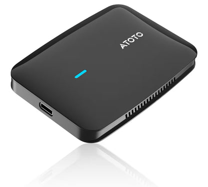 KI-boksopgradering Koordlose CarPlay/Android Auto-adapter Versoenbaar met YouTube, Prop-en-speel Slim KI-bokssteun, Dubbele Bluetooth, GPS-spoor