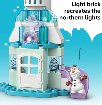 LEGO DUPLO Disney Anna en Elsa se Bevrore Kasteelpartytjie Boublokke vir Voorgee-speel en Sensoriese Ontwikkeling