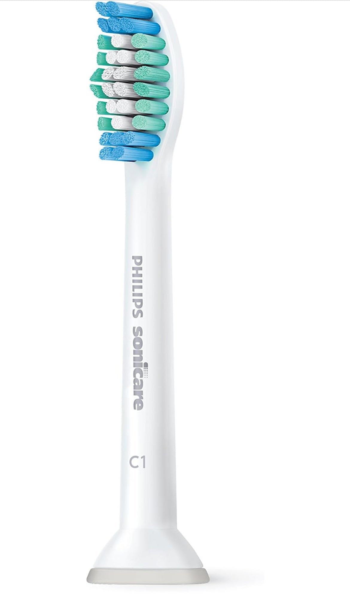 PHILIPS Sonicare 1100 Krag Tandeborsel, Herlaaibare Elektriese Tandeborsel (Wit Grys) HX3641/02