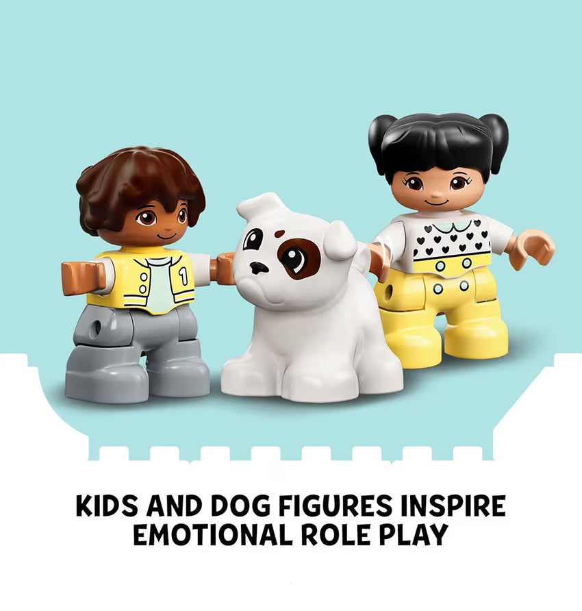 LEGO DUPLO Nommertrein Speelding - Leer tel - Boublokke vir Kleuters, Dogtertjies & Seuns, Ouderdomme 1.5+ - Sensoriese Speelgoed vir Vroeë Ontwikkeling & Kognitiewe Vaardighede