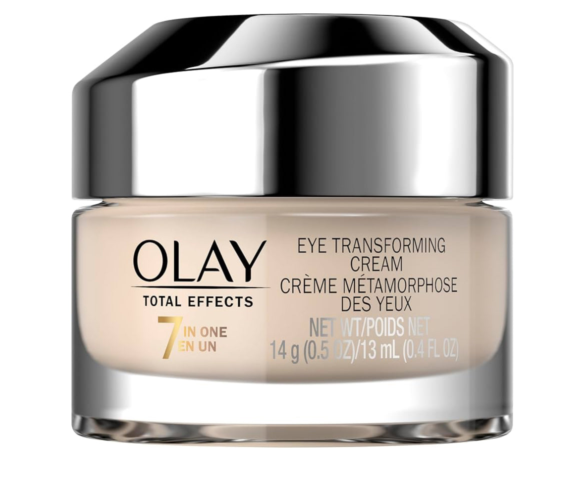 Olay Oogroom, Total Effects Anti-veroudering Behandeling, 7-in-1 Hidrerend Verminder Donker Kolle - Vinnig Absorberend (0.5 Oz)