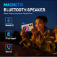 Magnetic Bluetooth Loudspeaker, Portable Mini Bluetooth Speaker Small with Cell Phone Stand