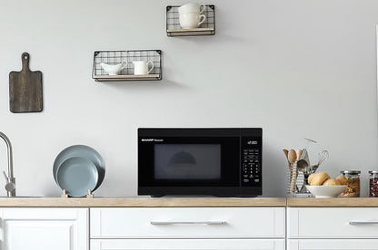 Sharp SMC1161KB 1.1 cu. ft. 1000W Black Countertop Microwave Oven
Removable 12.4" Carousel Turntable