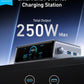 Anker Charger, 250W Prime USB C Charging Station, Ultra-Fast 6-Port, 2.26" LCD Display - (Silver)