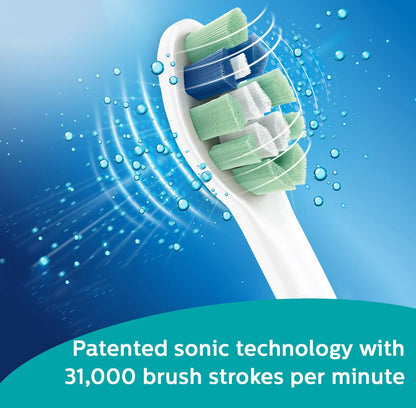 Philips Sonicare 2-reeks herlaaibare elektriese tandeborsel vir plaakbeheer - HX6211