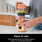 Ninja Blast Portable Blender, Cordless, 18oz. Vessel, Personal Blender BPA Free, Leakproof Lid & Sip Spout, USB-C Rechargeable, Dishwasher Safe Parts - Orange Apricot (BC151AO)