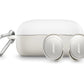 Bose QuietComfort Earbuds Silicone Case Cover, Protective Silicone - White Smoke