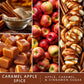 Scentsationals Wax Melts, Wax Cubes Strong Scent - Harvest Core Collection 2 Caramel Apple Spice - Long Lasting Scented - 10oz (PACK OF 4)