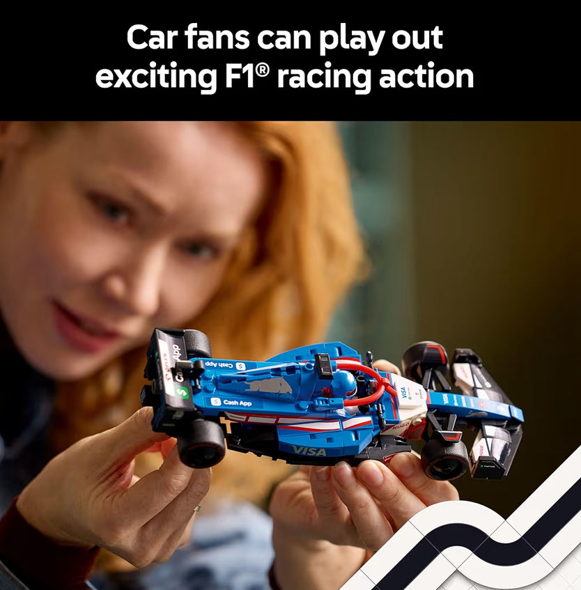 LEGO Speed Champions VCARB 01 F1-renmotor Modelstelle – Boustelle met /Realistiese Kenmerke