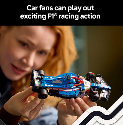 LEGO Speed Champions VCARB 01 F1-renmotor Modelstelle – Boustelle met /Realistiese Kenmerke