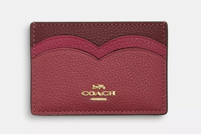 AUTHENTIC Coach Slim-ID Heart Card Case - NEW