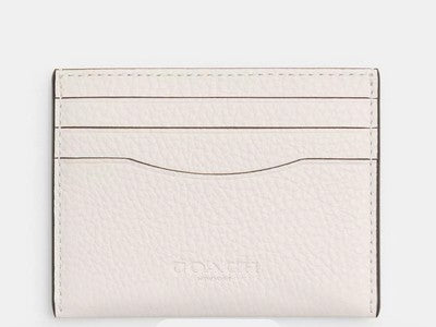AUTHENTIC Coach Slim-ID Card Case - WHITE NWT