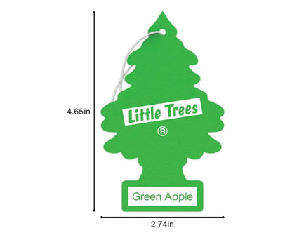 LITTLE TREES Motorlugverfrisser Hangerboom Langdurige Geur – Groen Appel (24)