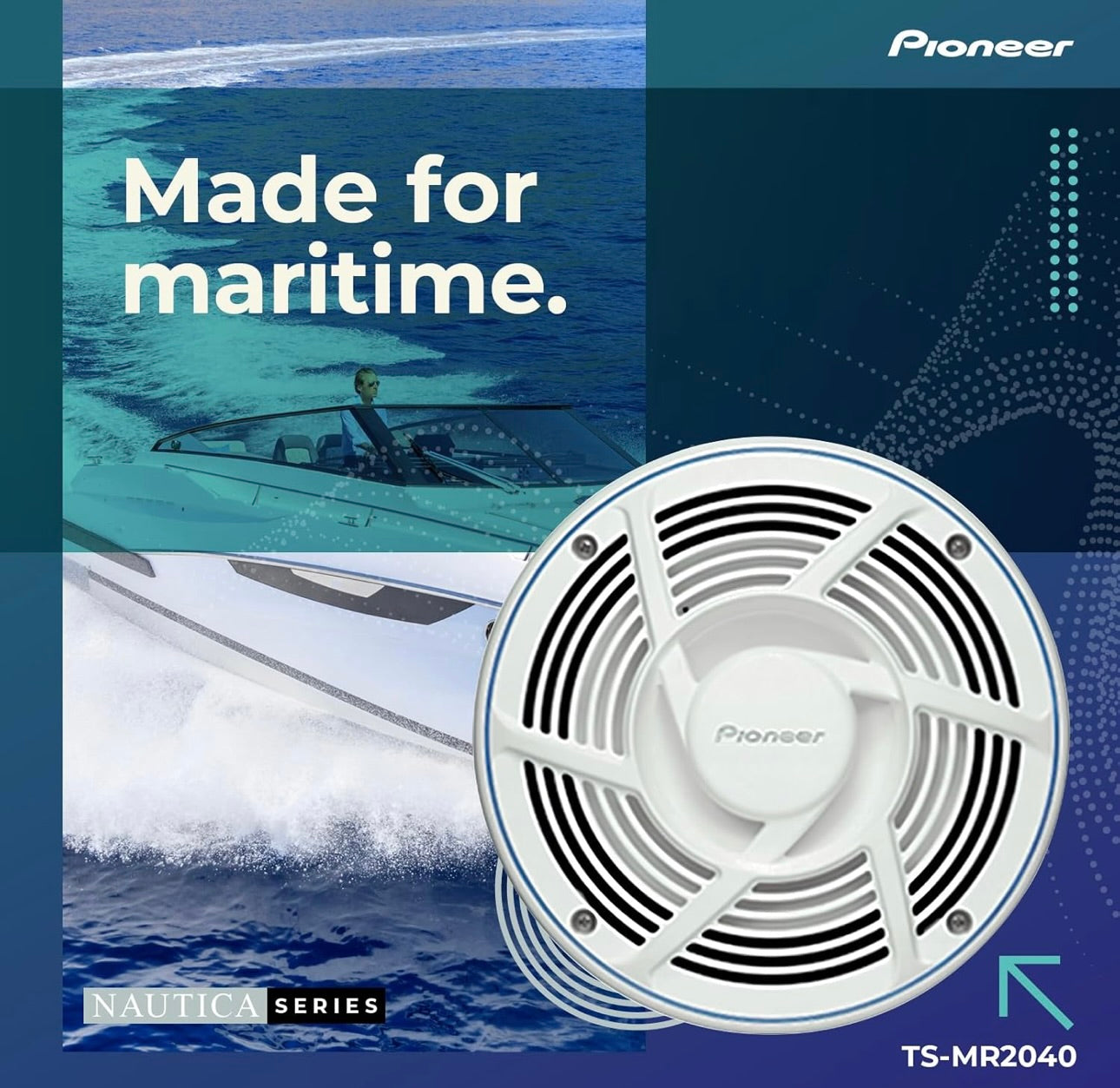 Pioneer TS-MR2040 8 Inch Marine Speakers - PAIR