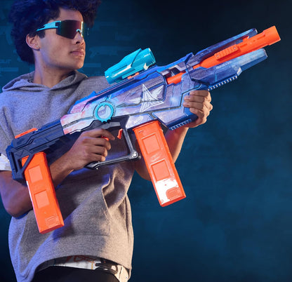 Nerf Loadout Galactic Commander Motorized Blaster, 3 Firing Modes, 3 Attachment Accessories, 48 Nerf N1 Darts, Kids Toys & Gifts, Ages 8+