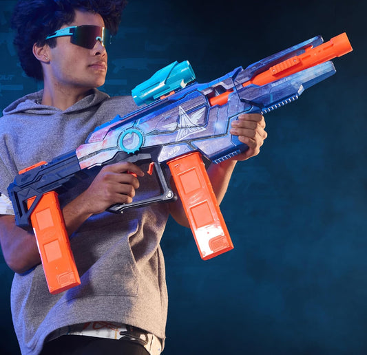 Nerf Loadout Galactic Commander Motorized Blaster, 3 Firing Modes, 3 Attachment Accessories, 48 Nerf N1 Darts - Kids Toys & Gifts (Ages 8+)