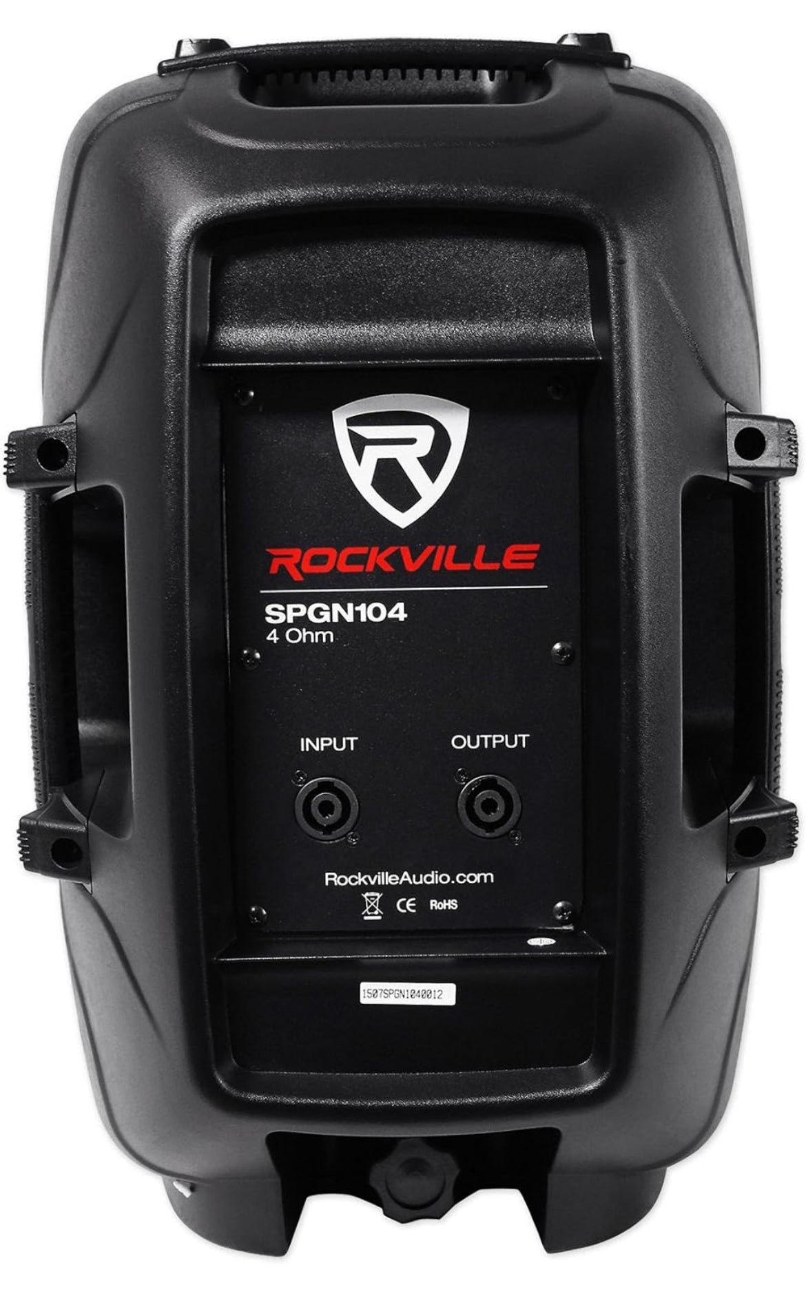 Rockville SPGN104 10" Passive 800W DJ PA Speaker ABS Lightweight Cabinet 4 Ohm