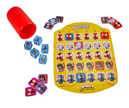 Hasbro Gaming Spidey and His Amazing Friends Yahtzee Jr.Marvel Edition Board Game for Kids - (Ages 4 and Up)