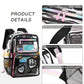 Clear Backpack for Girls Women Transparent Kids Elementary College School Bag Travel Laptop Backpacks Large Bookbags (Black)